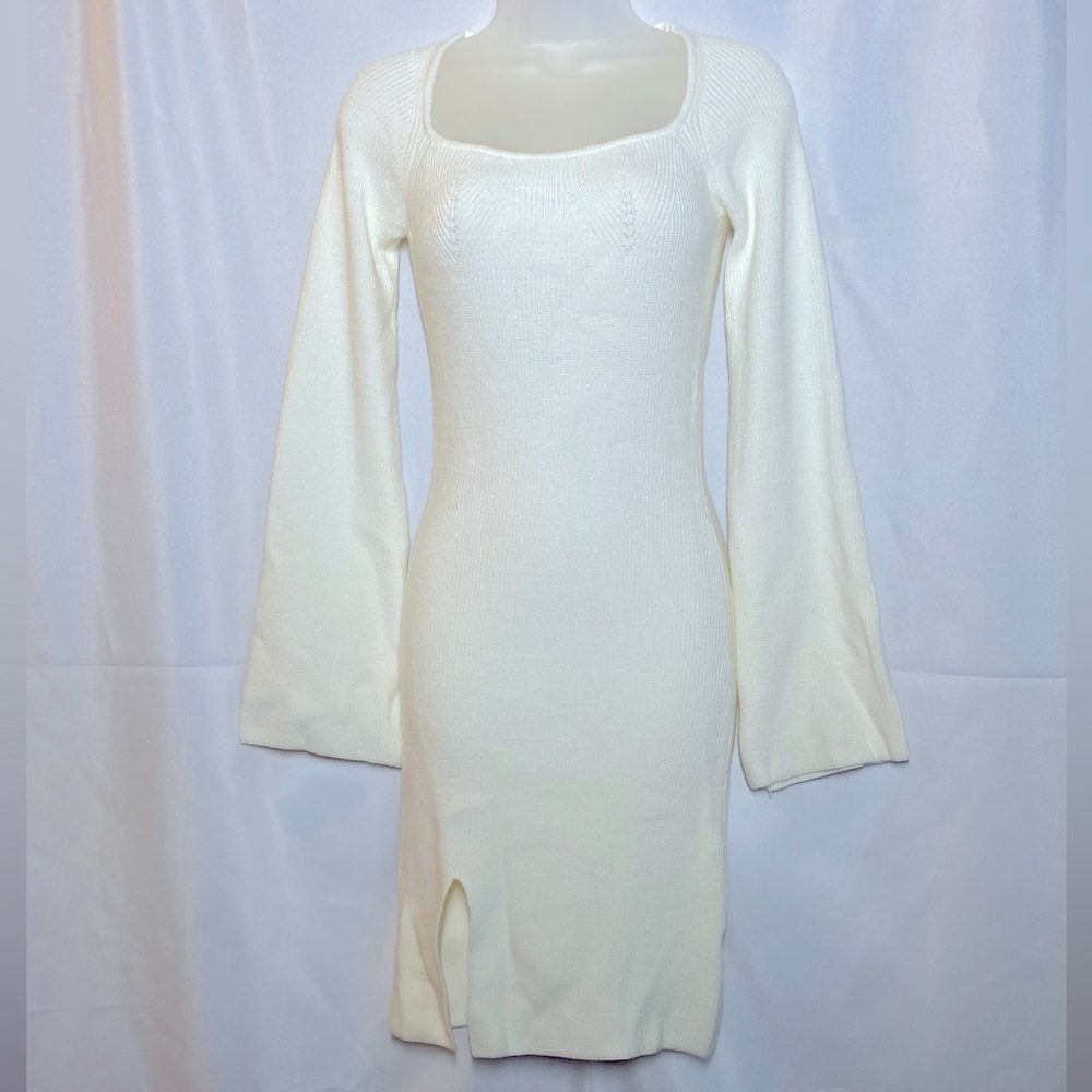 Vestido abrigo blanco